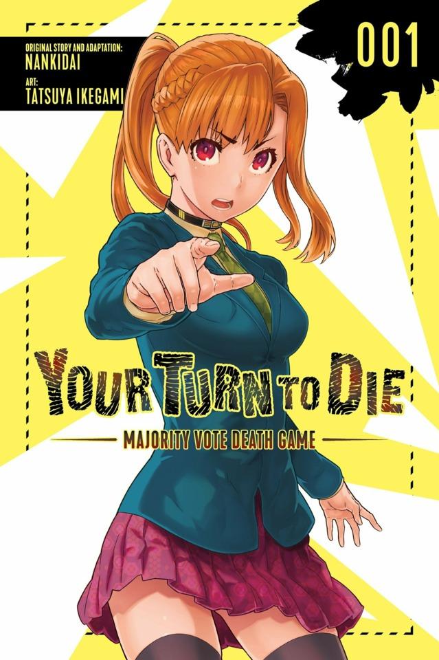 Your Turn to Die: Majority Vote Death Game cover — © Yen Press