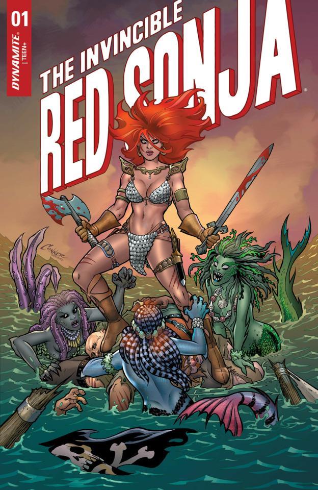 The Invincible Red Sonja cover — © Dynamite Entertainment