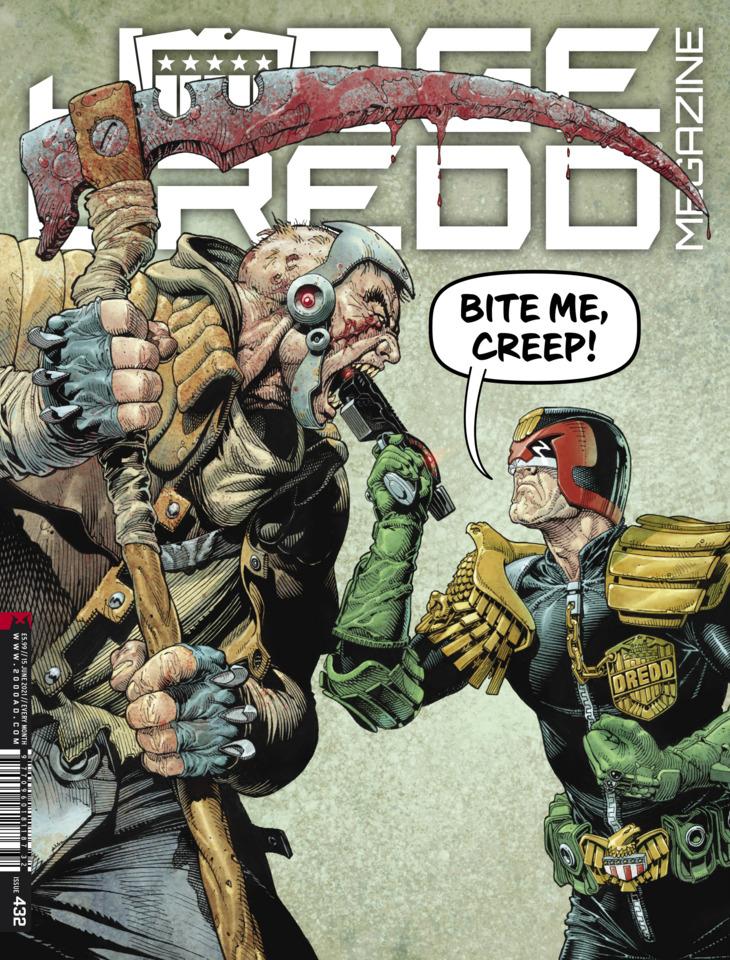 Judge Dredd Megazine #432 cover