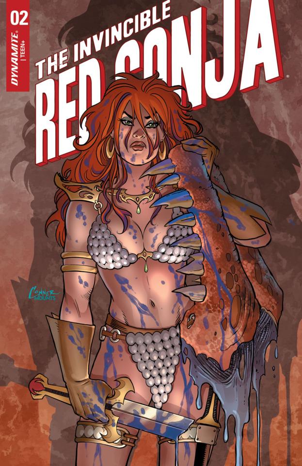 The Invincible Red Sonja #2 cover