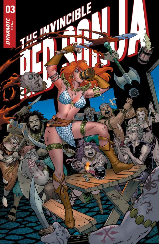 The Invincible Red Sonja #3 cover