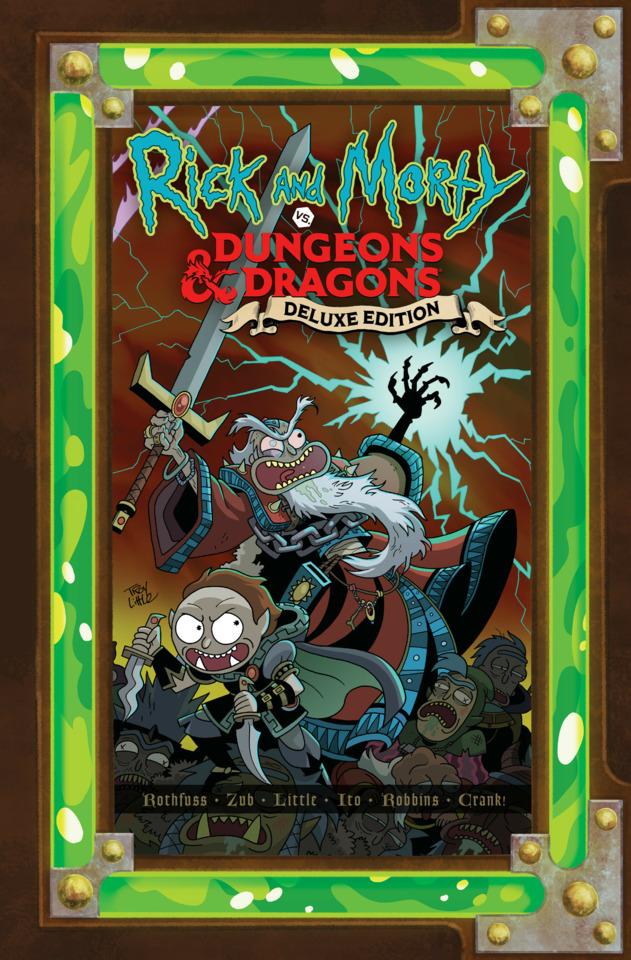 Rick and Morty vs. Dungeons & Dragons: Deluxe Edition cover — © Oni Press