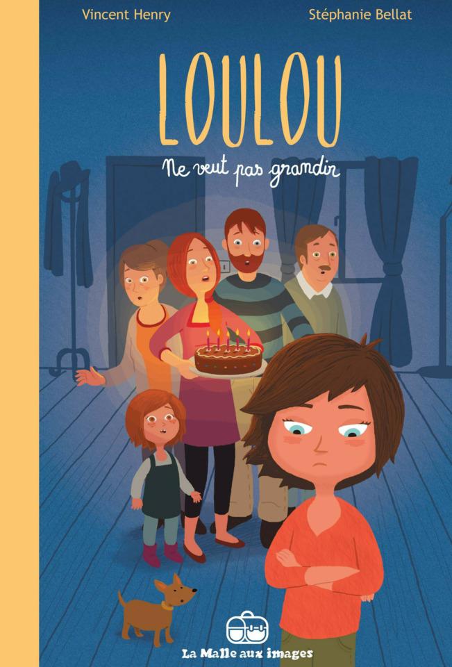 Loulou ne veut pas grandir: 2 histoires de Loulou et Rose cover — © la Boîte à Bulles