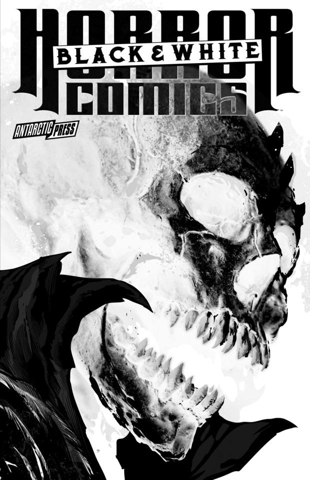 Horror Comics: Black & White cover — © Antarctic Press