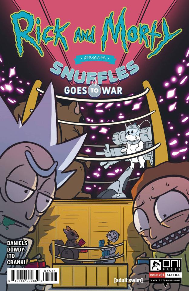 Rick and Morty Presents: Snuffles Goes to War cover — © Oni Press