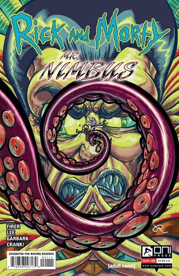 Rick and Morty: Mr. Nimbus cover — © Oni Press
