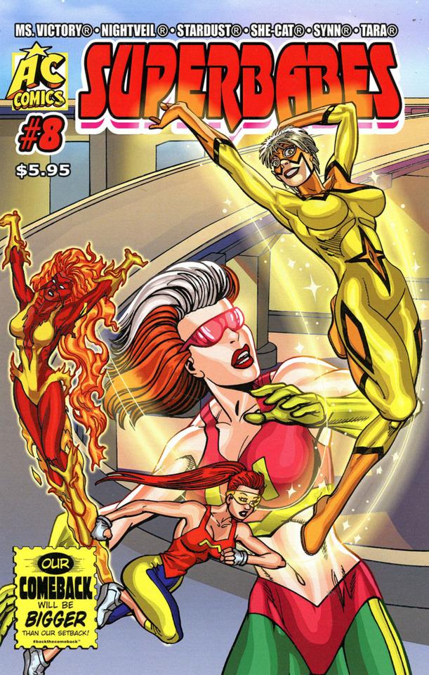 Superbabes Starring the FemForce #8 cover