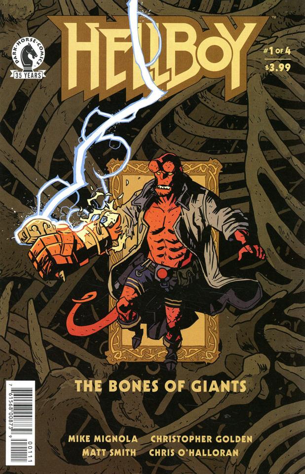 Hellboy: The Bones of Giants cover — © Dark Horse Comics
