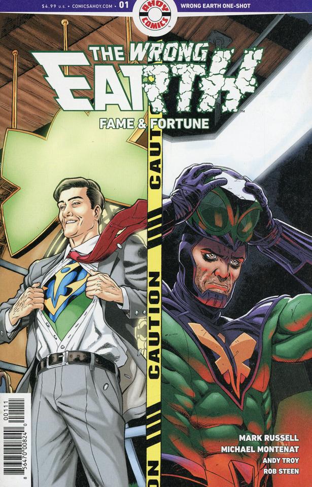 The Wrong Earth: Fame & Fortune cover — © Ahoy Comics