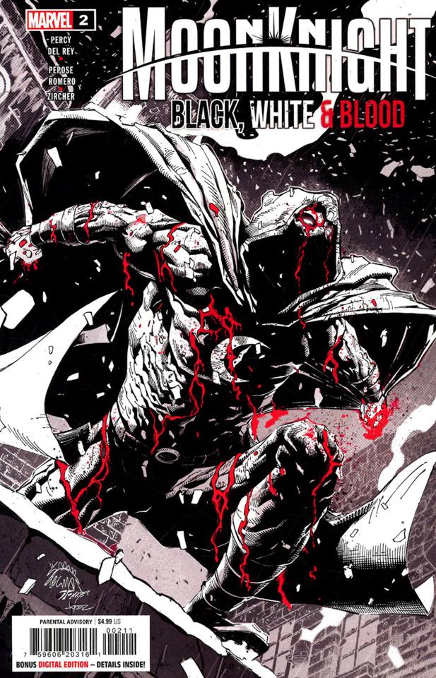 Moon Knight: Black, White & Blood #2