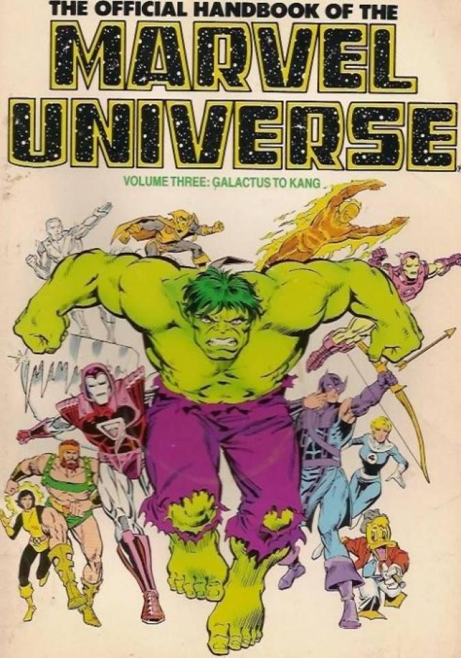 The Official Handbook of the Marvel Universe #3