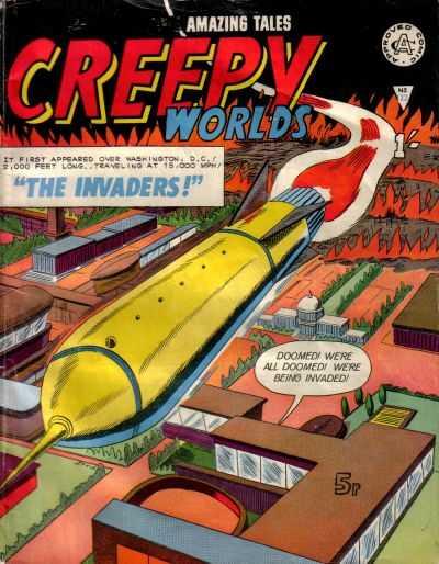 Creepy Worlds #122 cover