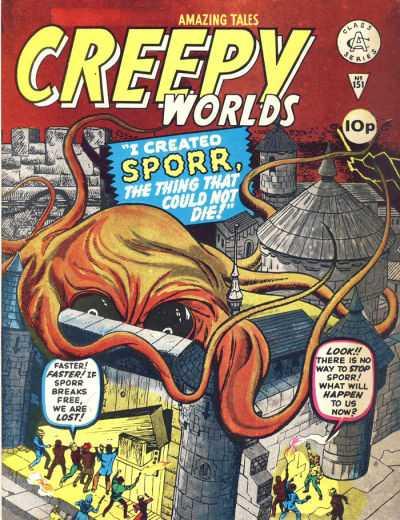 Creepy Worlds #151 cover