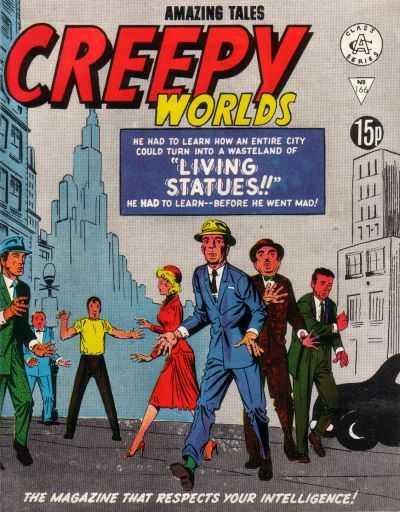 Creepy Worlds #166 cover