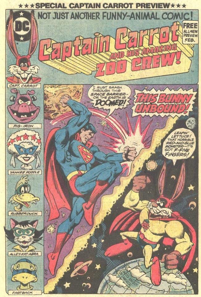 Special Captain Carrot Preview