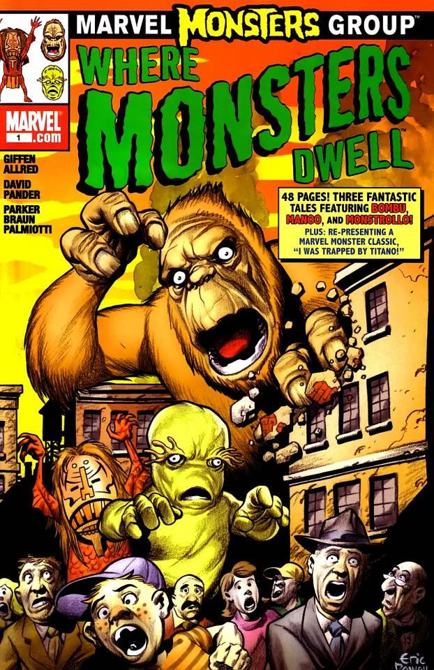 Marvel Monsters: Where Monsters Dwell cover — © Marvel