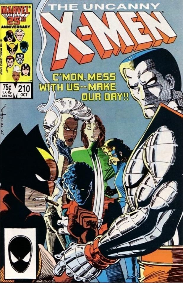 The Uncanny X-Men #210 cover
