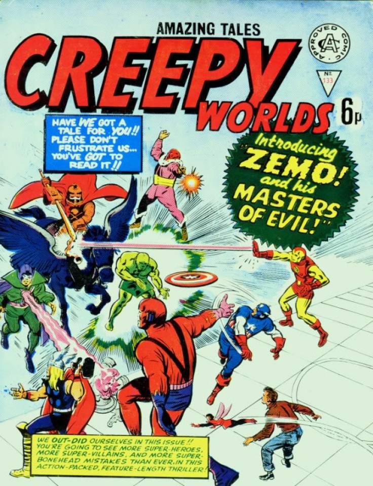 Creepy Worlds #133 cover
