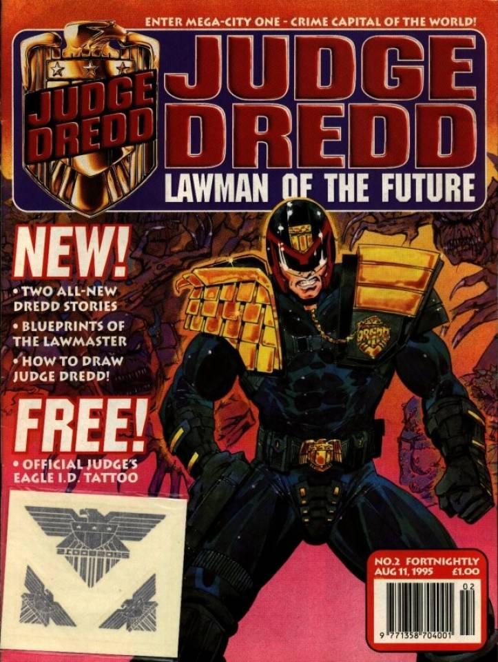 Judge Dredd: Lawman of the Future #2 cover