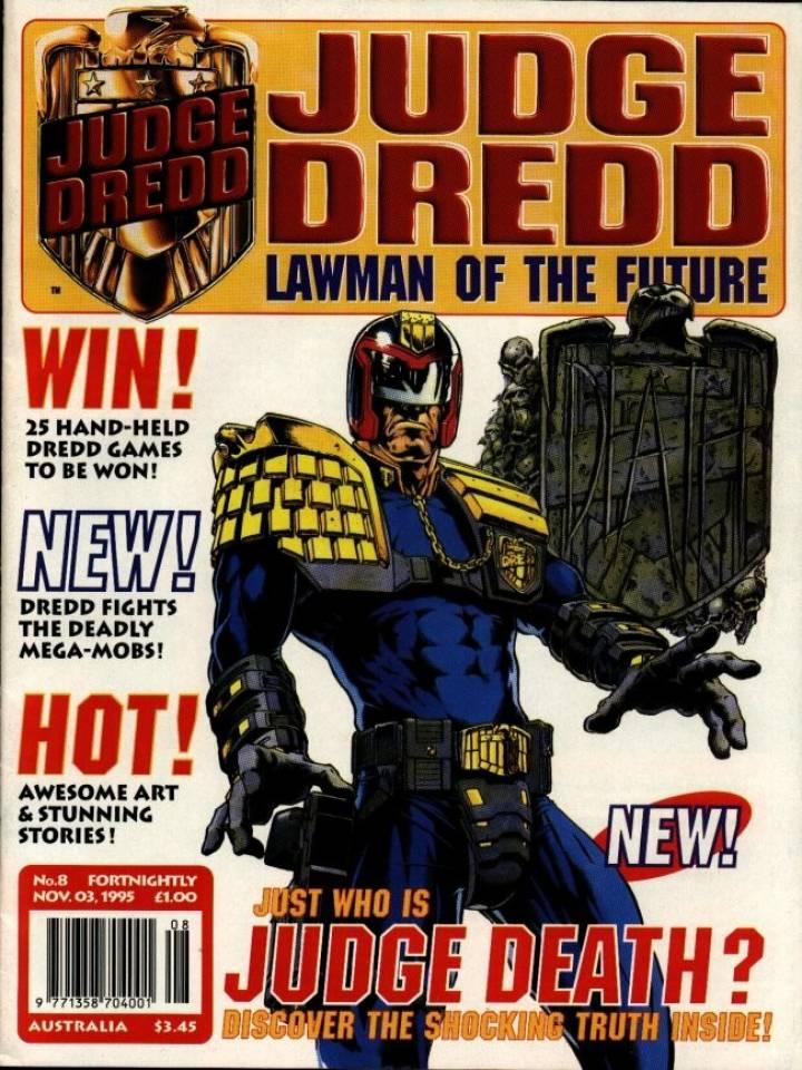Judge Dredd: Lawman of the Future #8 cover