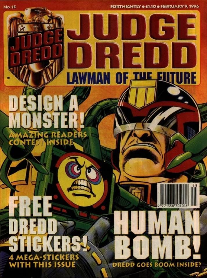 Judge Dredd: Lawman of the Future #15 cover