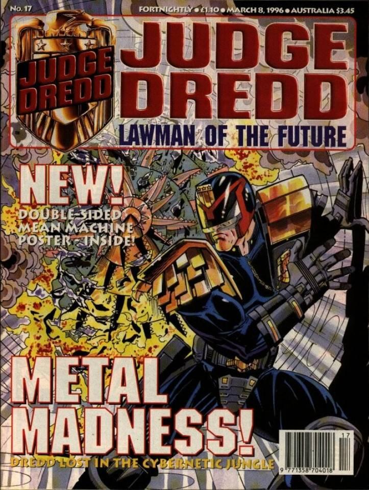 Judge Dredd: Lawman of the Future #17 cover
