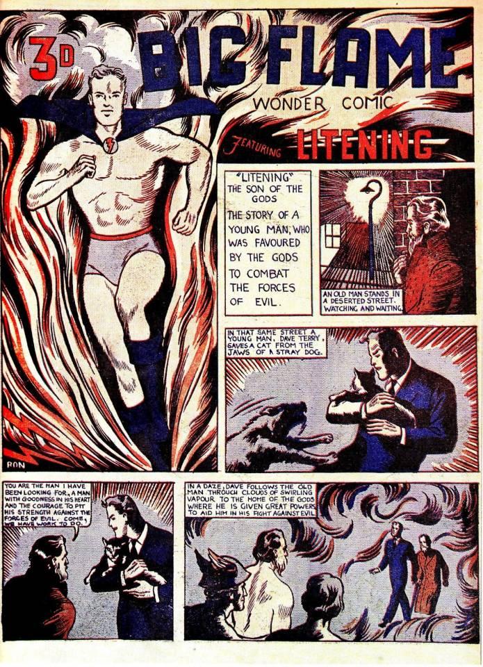 Big Flame Wonder Comic