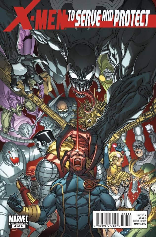 X-Men: To Serve and Protect #4 cover