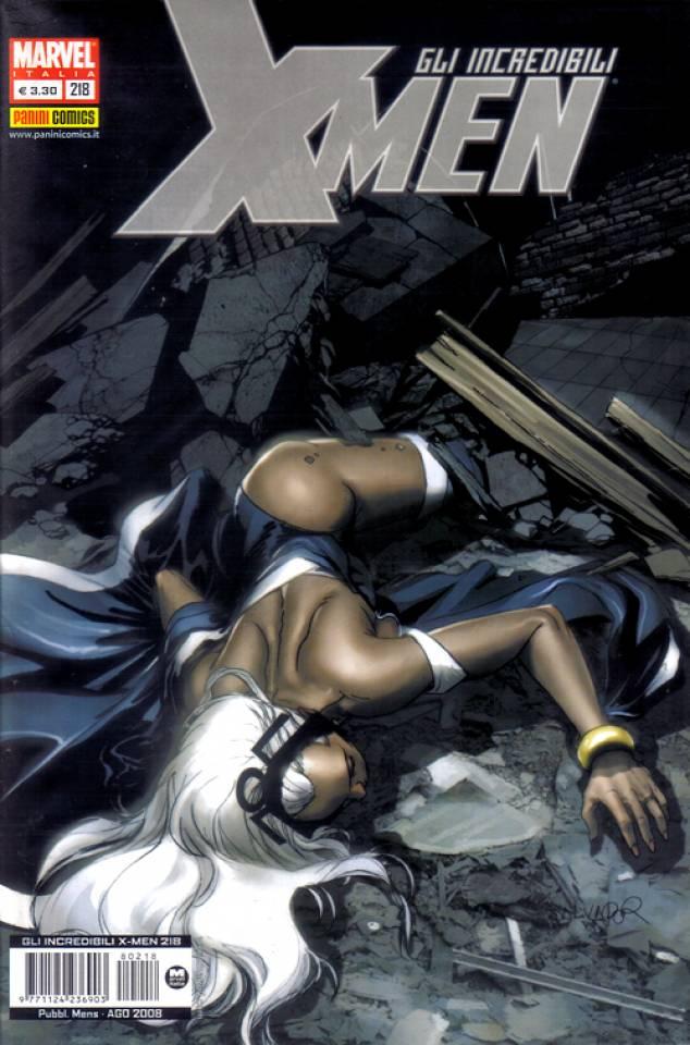 Gli Incredibili X-Men #218 cover