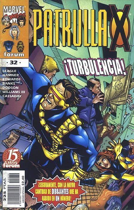 Patrulla-X #32 cover
