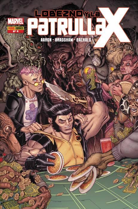 Lobezno y La Patrulla-X #4 cover