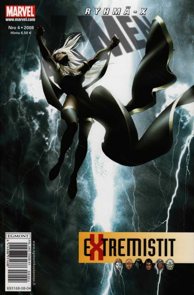 Ryhmä-X #2008-04 cover
