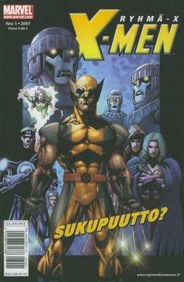 Ryhmä-X #2007-01 cover