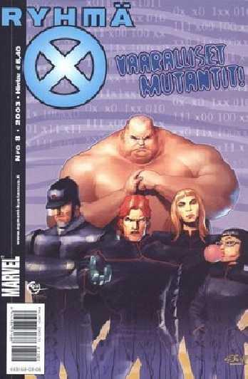 Ryhmä-X #2003-08 cover