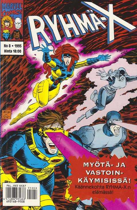 Ryhmä-X #1995-08 cover