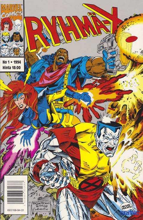 Ryhmä-X #1994-01 cover