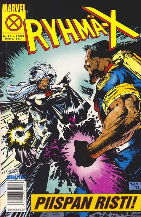 Ryhmä-X #1993-12 cover