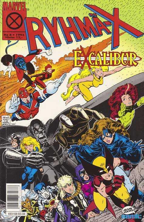 Ryhmä-X #1993-08 cover