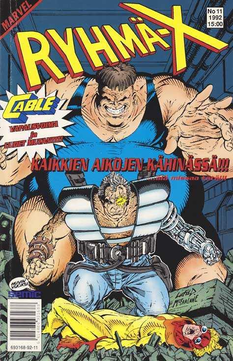 Ryhmä-X #1992-11 cover