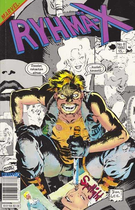 Ryhmä-X #1992-08 cover