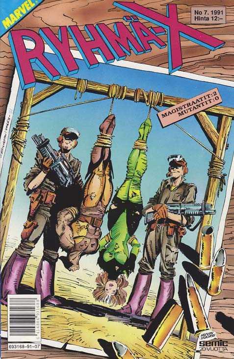 Ryhmä-X #1991-07 cover