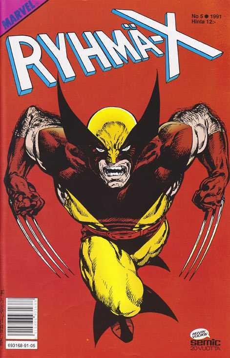 Ryhmä-X #1991-05 cover