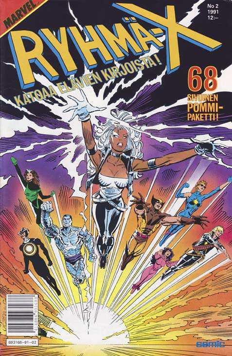 Ryhmä-X #1991-02 cover