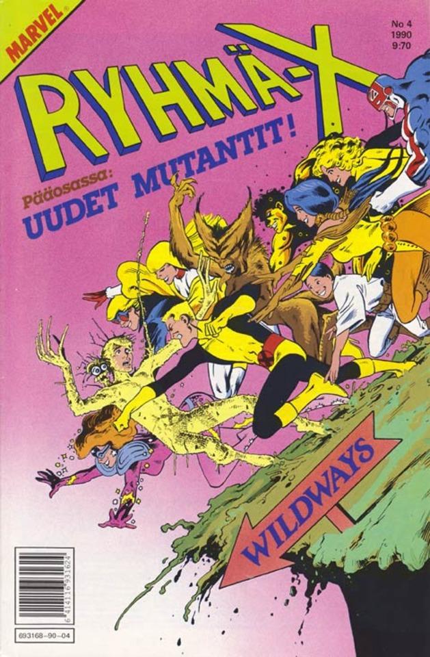 Ryhmä-X #1990-04 cover