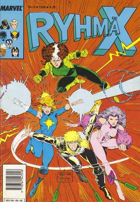 Ryhmä-X #1988-08 cover