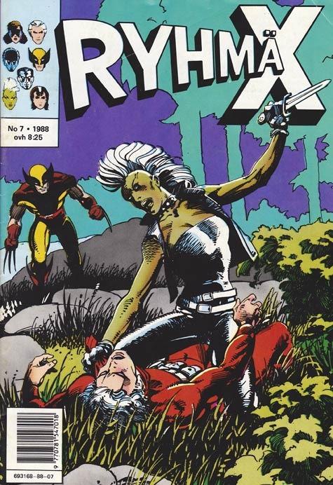 Ryhmä-X #1988-07 cover