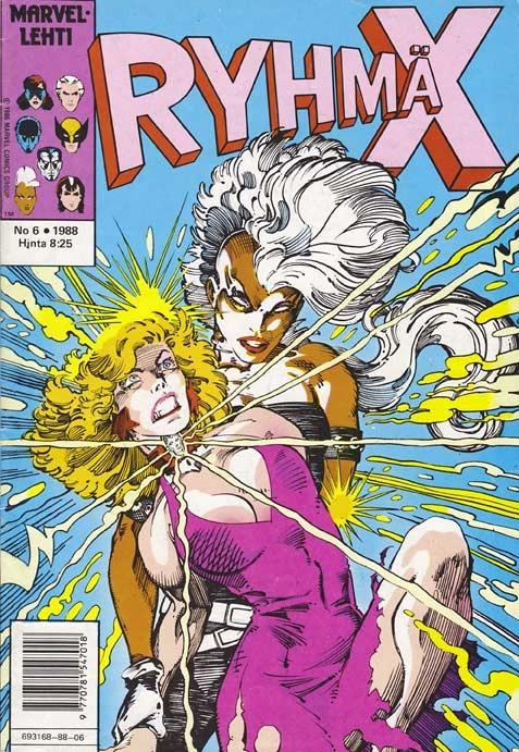 Ryhmä-X #1988-06 cover
