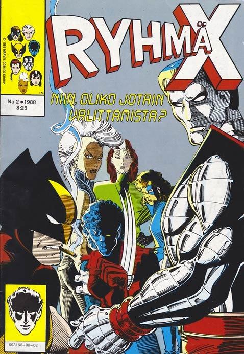 Ryhmä-X #1988-02 cover