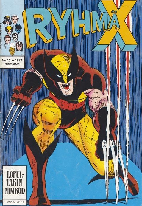 Ryhmä-X #1987-12 cover