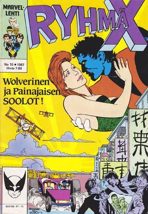 Ryhmä-X #1987-10 cover
